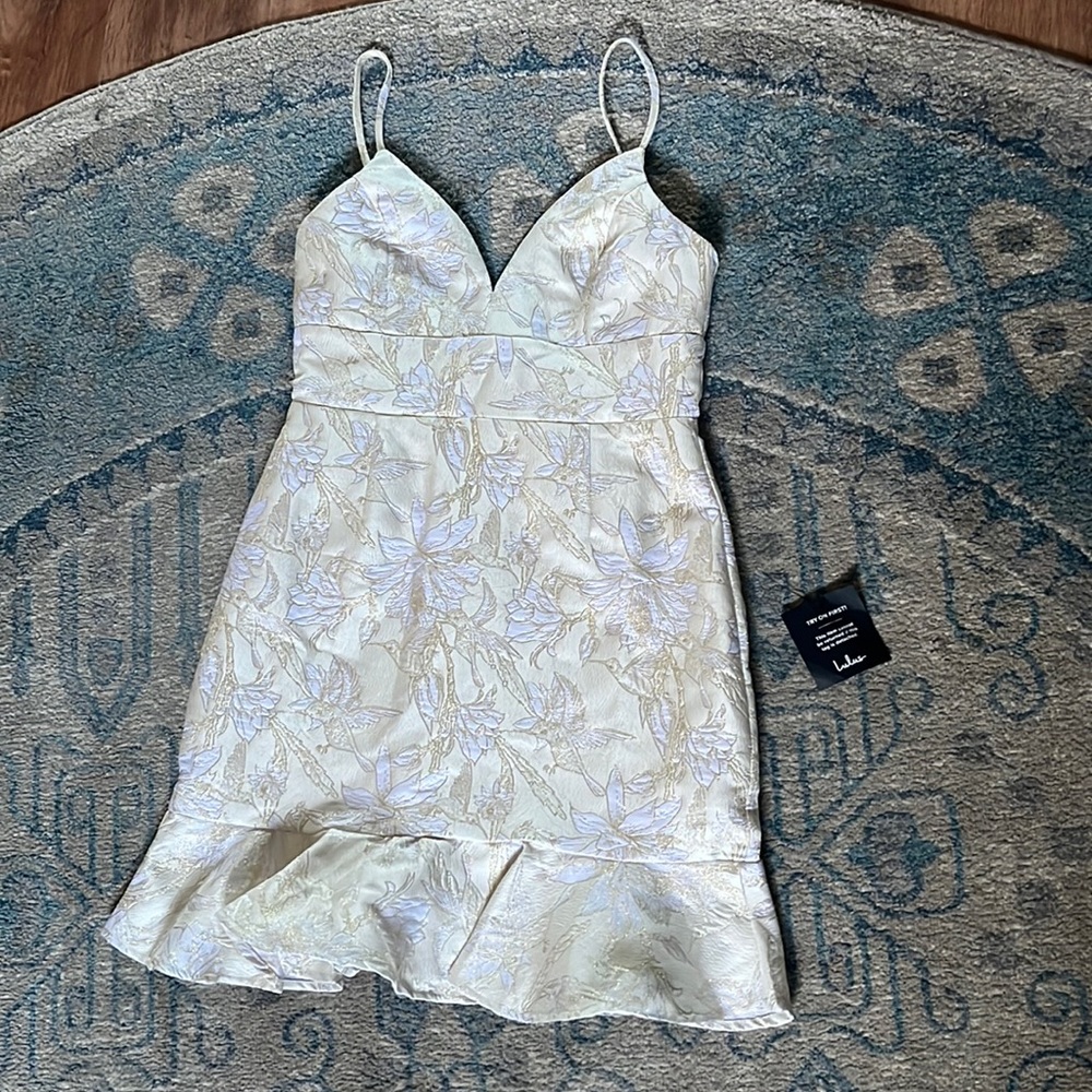BNWT Gorgeous White Floral Hummingbird Dress from LuLus